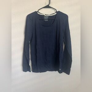 (2/$15) Lucky Brand ladies long sleeve lounge crew top